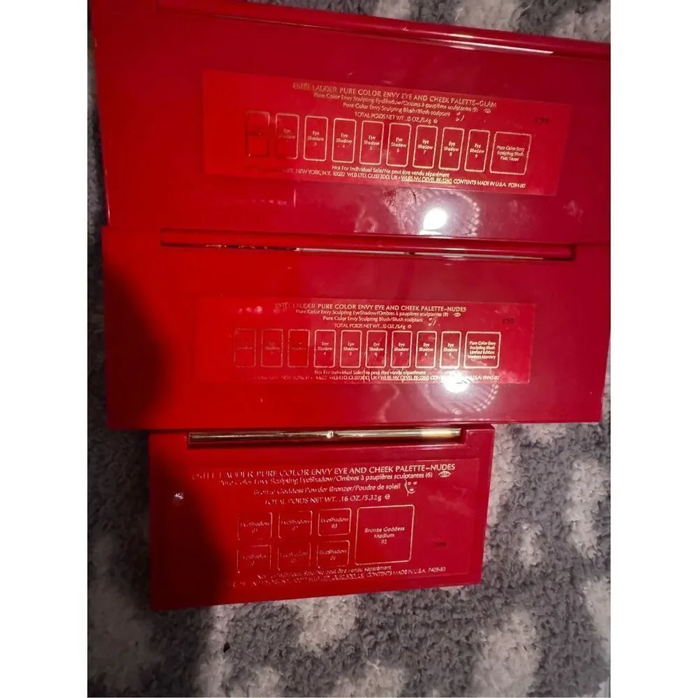 Estee lauder pure color envy vintage palatte x3 lot bundle 3x nwot